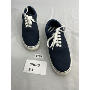 Mens Chaps Chase Canvas Sneakers Lace Up Navy 8